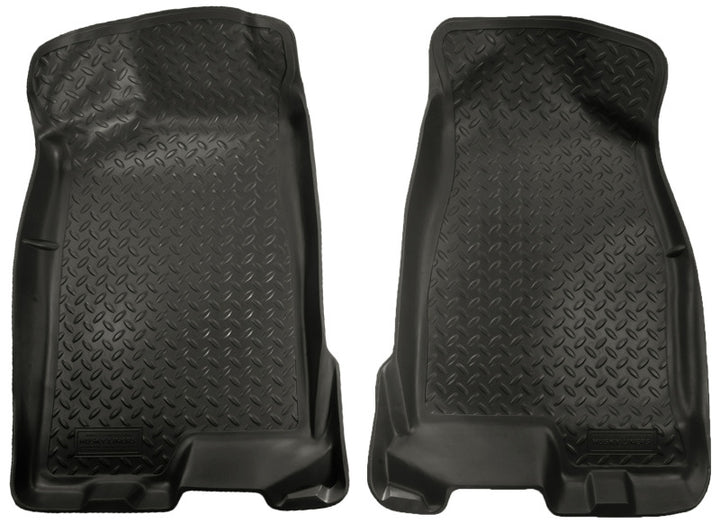 Husky Liners Classic Style Black Floor Liners for 04-12 Chevy Colorado/GMC Canyon Crew Cab - OneFastShop