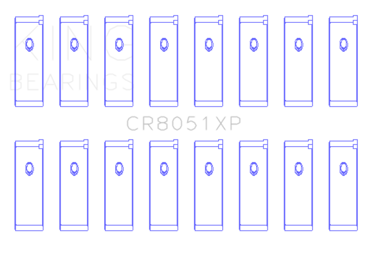 King Engine Bearings VK56DE VK56VD VK45DE Performance Rod Bearing Set Size STD for Nissan Armada Titan Pathfinder Infiniti QX80 - OneFastShop