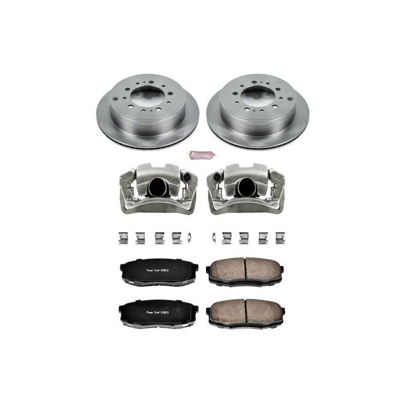 PowerStop Autospecialty OE Rear Brake Kit with Calipers - Toyota Sequoia / Tundra 2007-2015