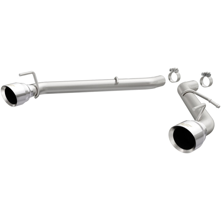 MagnaFlow Race Axle Back Exhaust System with Dual Polished Tips for 2016 Chevy Camaro 3.6L V6 - OneFastShop