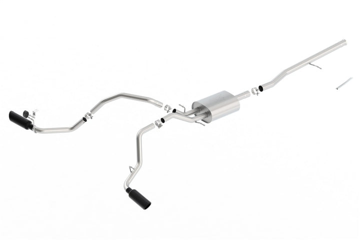 Borla ATAK Catback Exhaust System with Black Chrome Tips for 2014-2018 Chevrolet Silverado 1500 5.3L
