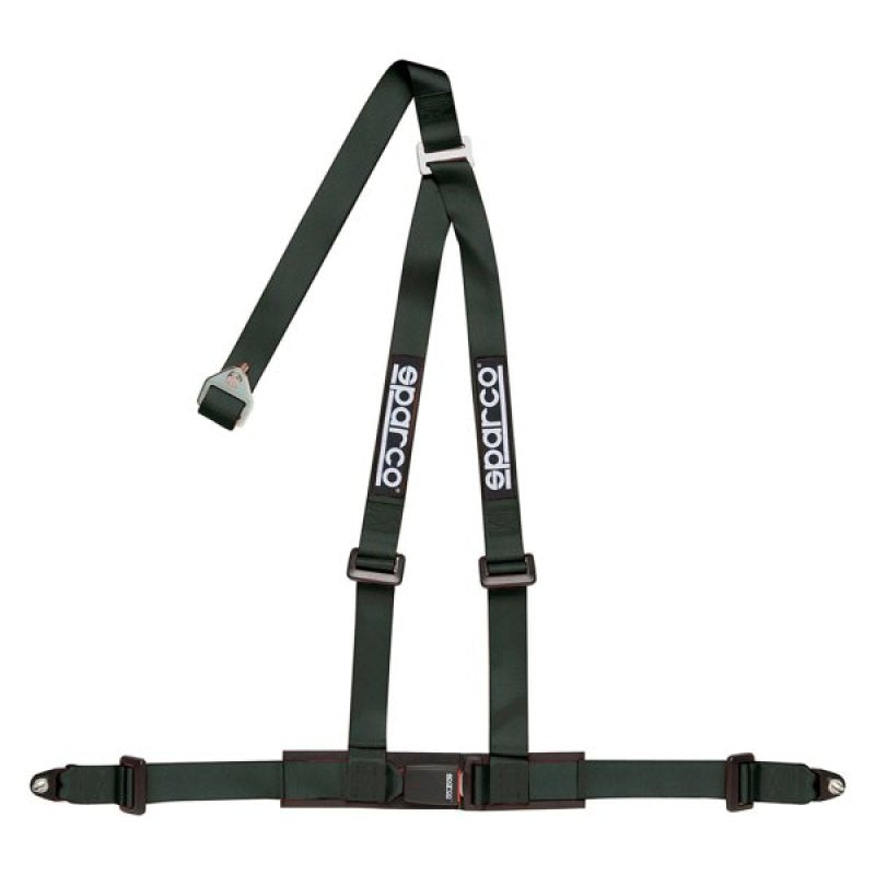 Sparco Seat Belt 2 Inch Black 3-Point Bolt-In