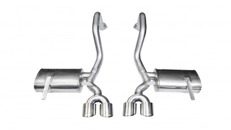 Corsa Xtreme Axle-Back Exhaust - Chevrolet Corvette 1997-2004 - Polished (14961), image 3