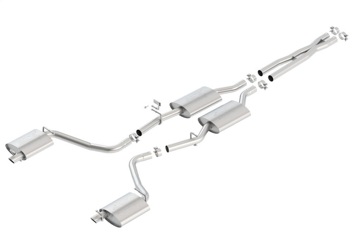 Borla Cat Back Exhaust for 15-16 Dodge Charger 3.6L V6 ATAK with Factory Valence - OneFastShop