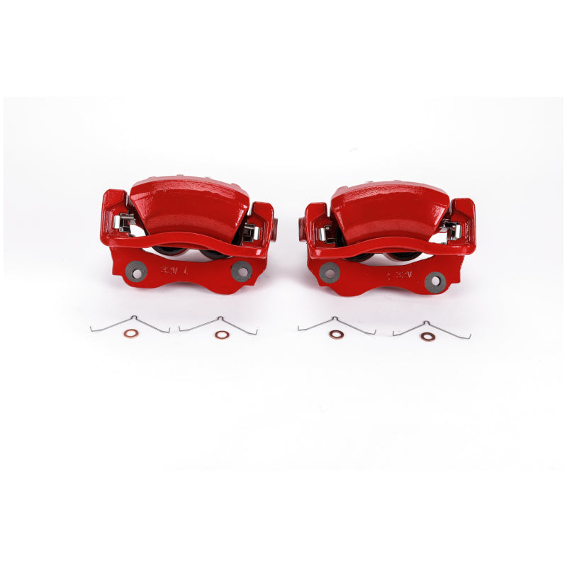 PowerStop Front Red Calipers w/Brackets Pair for 01-05 Lexus IS300