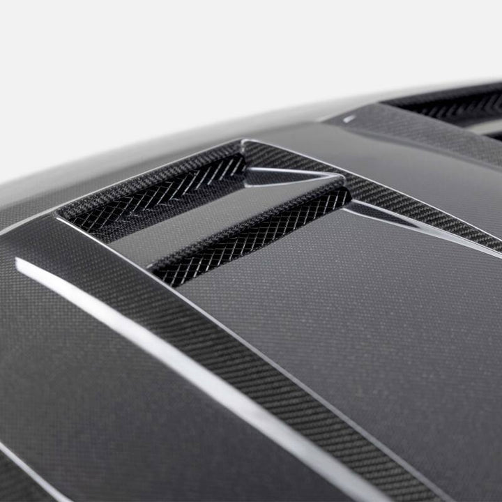 Seibon DV-Style Carbon Fiber Hood for 2022-2023 Volkswagen Golf GTI/R