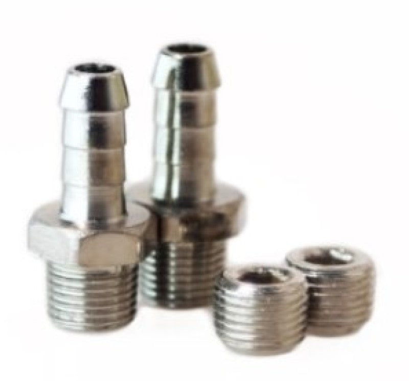Turbosmart WG50/60 1/8NPT 6MM Hose Tail Fitting Kit w/ Plug