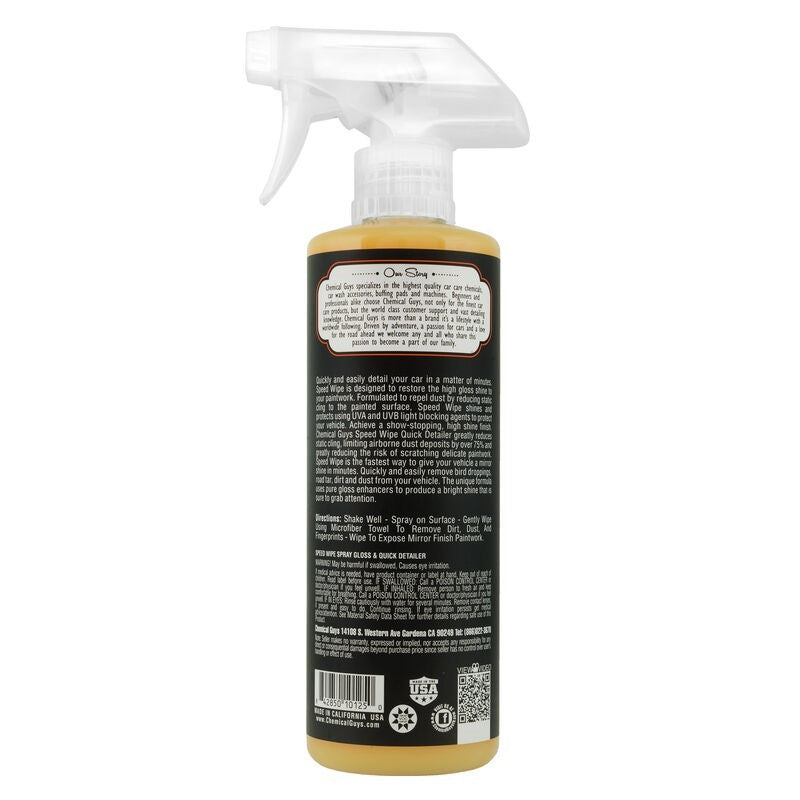 Chemical Guys Speed Wipe Quick Detailer 16oz