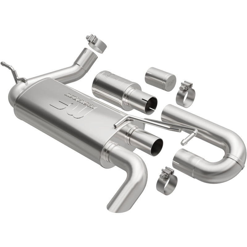 Magnaflow Overland Series Axle-Back Exhaust System for 07-18 Jeep Wrangler JK with V6 Engine - OneFastShop