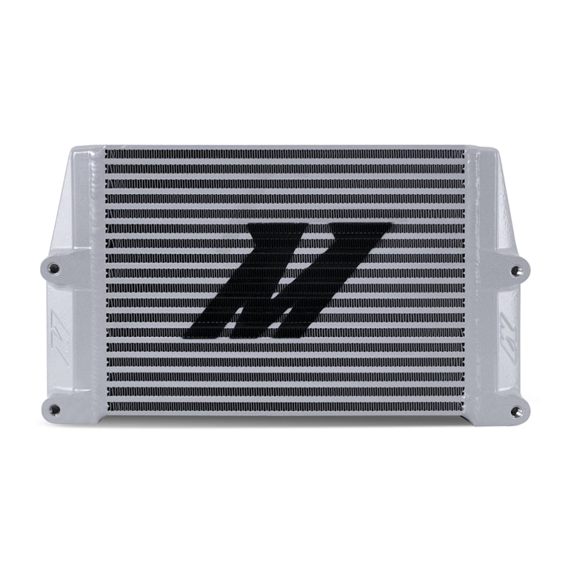 Heavy Duty Oil Cooler 10in Same Side Outlets Silver - OneFastShop