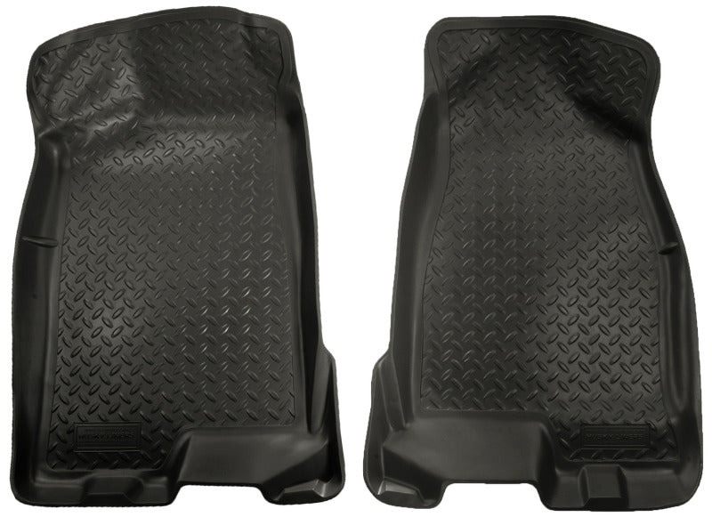 Husky Liners Classic Style Black Floor Liners for 04-12 Chevy Colorado/GMC Canyon Crew Cab - OneFastShop