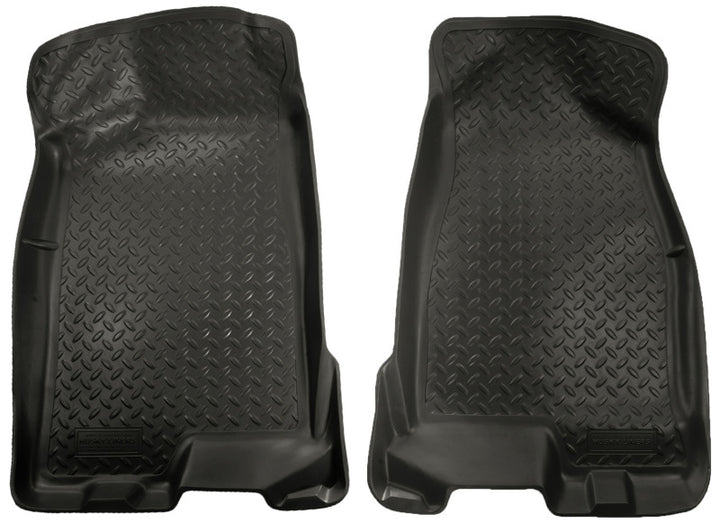 Husky Liners Classic Style Black Floor Liners for 04-12 Chevy Colorado/GMC Canyon Crew Cab - OneFastShop