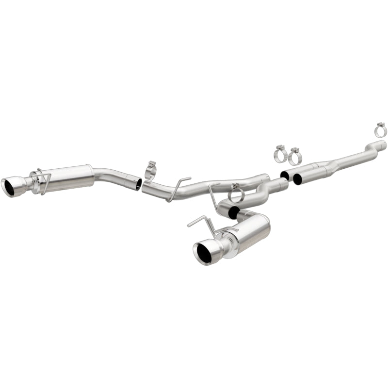 Magnaflow Cat Back Stainless Steel 2.5in Competition Exhaust 4.5in Tips for 2015 Ford Mustang Ecoboost