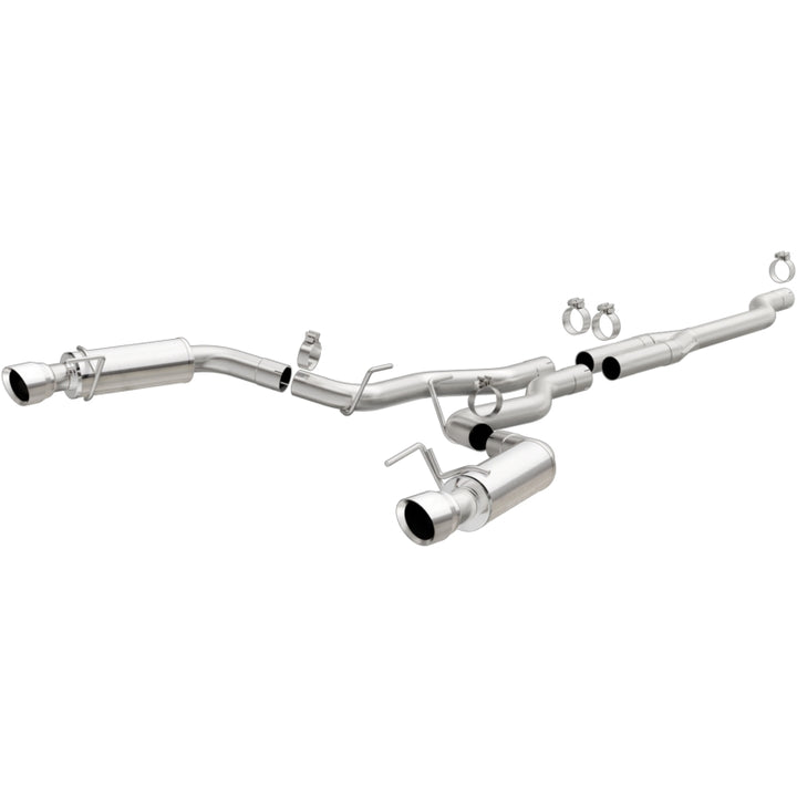 Magnaflow Cat Back Stainless Steel 2.5in Competition Exhaust 4.5in Tips for 2015 Ford Mustang Ecoboost