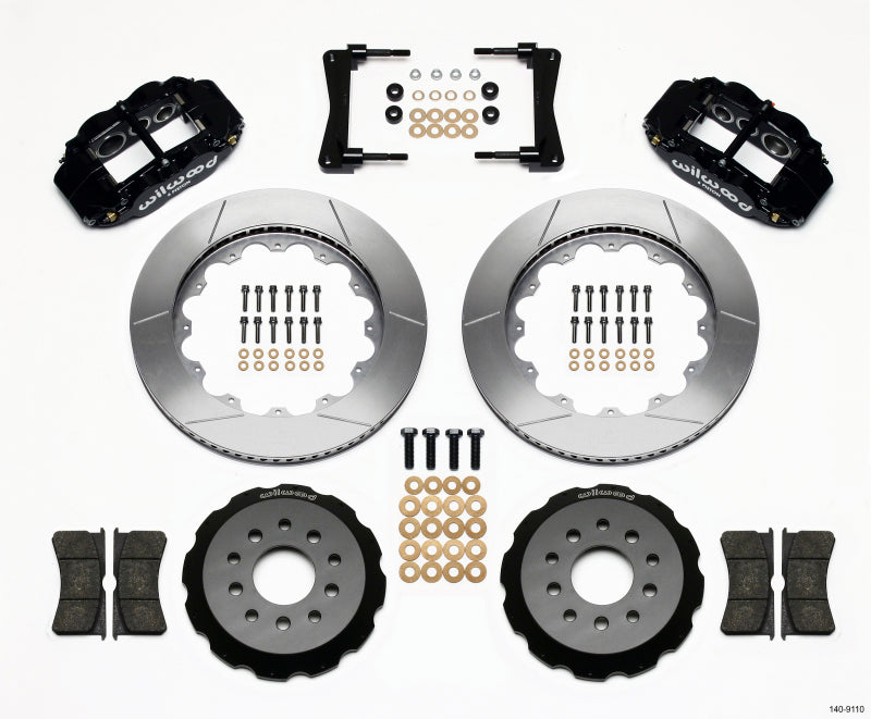 Wilwood Narrow Superlite 6R Front Hat Kit 14.00in Ford Mustang 2005-2014 - OneFastShop
