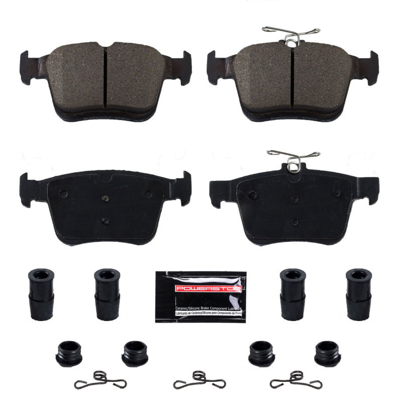 PowerStop Z23 Evolution Sport Brake Pads with Hardware for 15-19 Audi A3 - OneFastShop