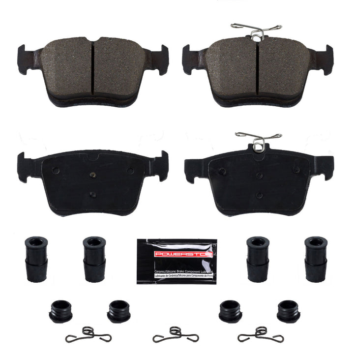 PowerStop Z23 Evolution Sport Brake Pads with Hardware for 15-19 Audi A3 - OneFastShop