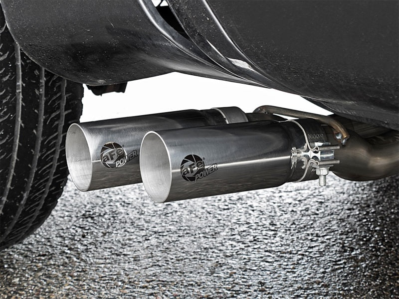 aFe Rebel Series 3 Inch SS Cat-Back Exhaust System with Polished Tip 04-15 Nissan Titan V8 5.6L