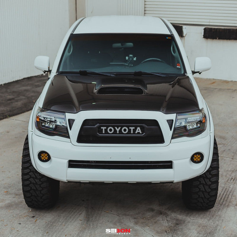 Seibon TR-Style Carbon Fiber Hood for 05-11 Toyota Tacoma - OneFastShop