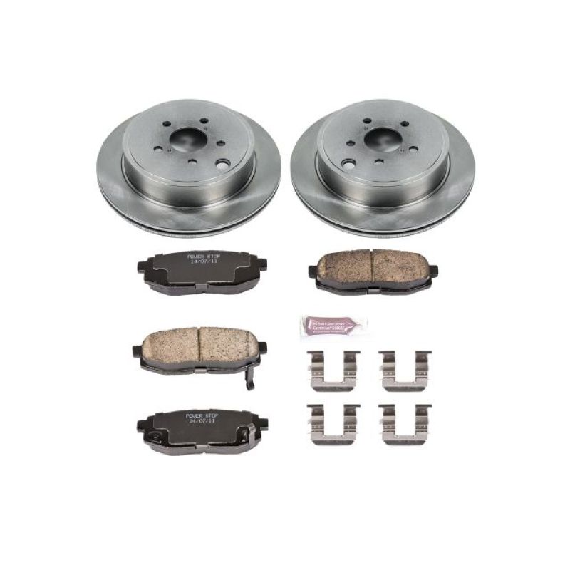 PowerStop Autospecialty OE Rear Brake Kit - Subaru BRZ / Scion FR-S / Toyota 86 2010-2024