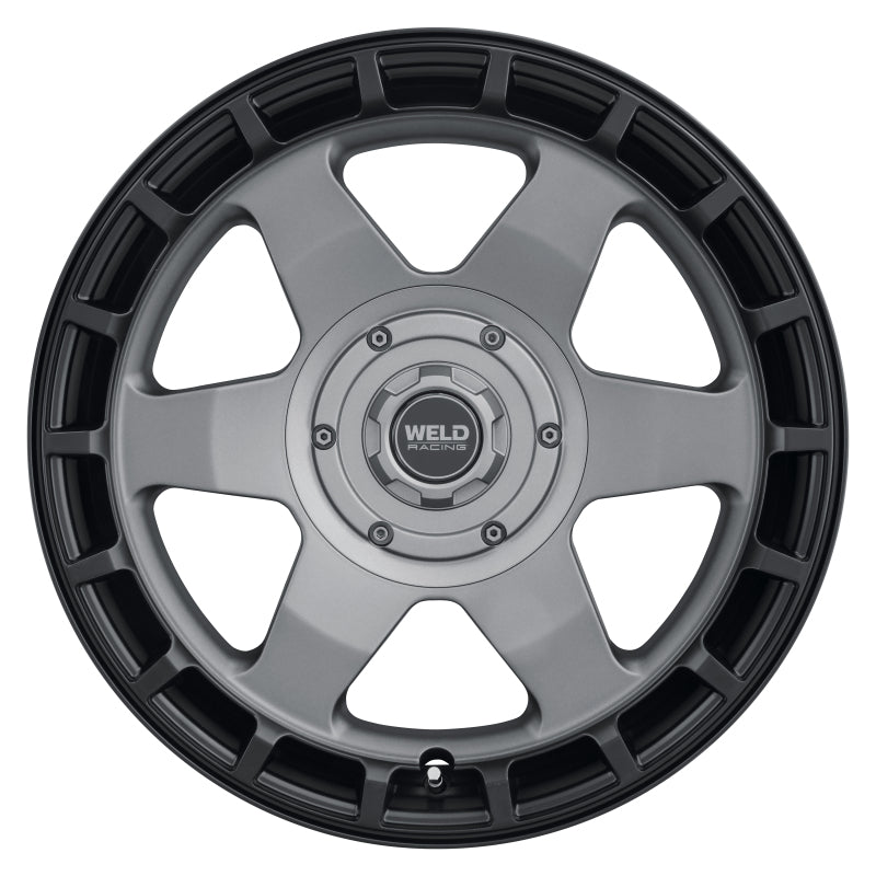 Weld Ridge Flow-Formed Wheel 20x9 - 6x135 / 6x139.7 ET0 Satin Gunmetal / Satin Black Ring, image 3