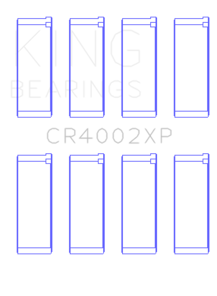 King Mazda B6/B6-T/ZM/B3/B5 (Size .026) Connecting Rod Bearings (Set of 4)