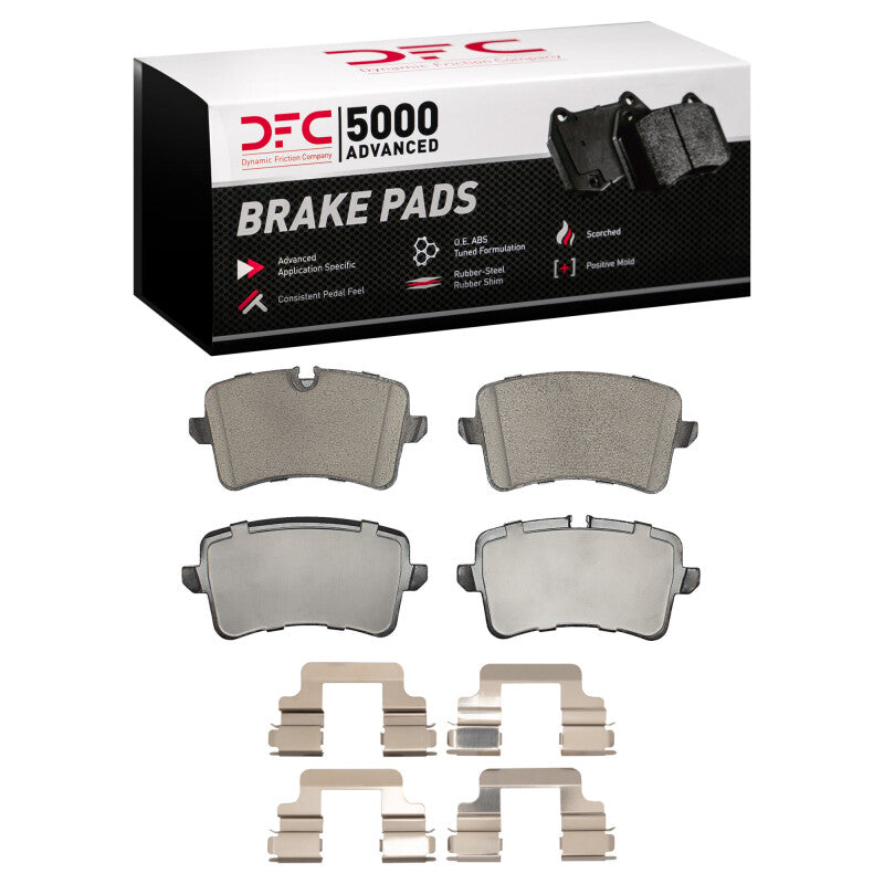 DFC 5000 Advanced Ceramic Rear Brake Pads with Hardware - Audi A6 / A7 Quattro 2014-2018