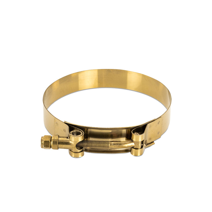 Mishimoto 3 Inch Stainless Steel T-Bolt Clamps Gold - OneFastShop