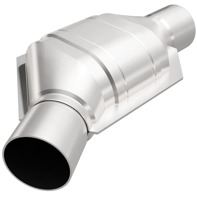 Magnaflow Catalytic Converter Universal 2.25 Angled Inlet Compatible with BMW Ford Lincoln Mercury Toyota - OneFastShop