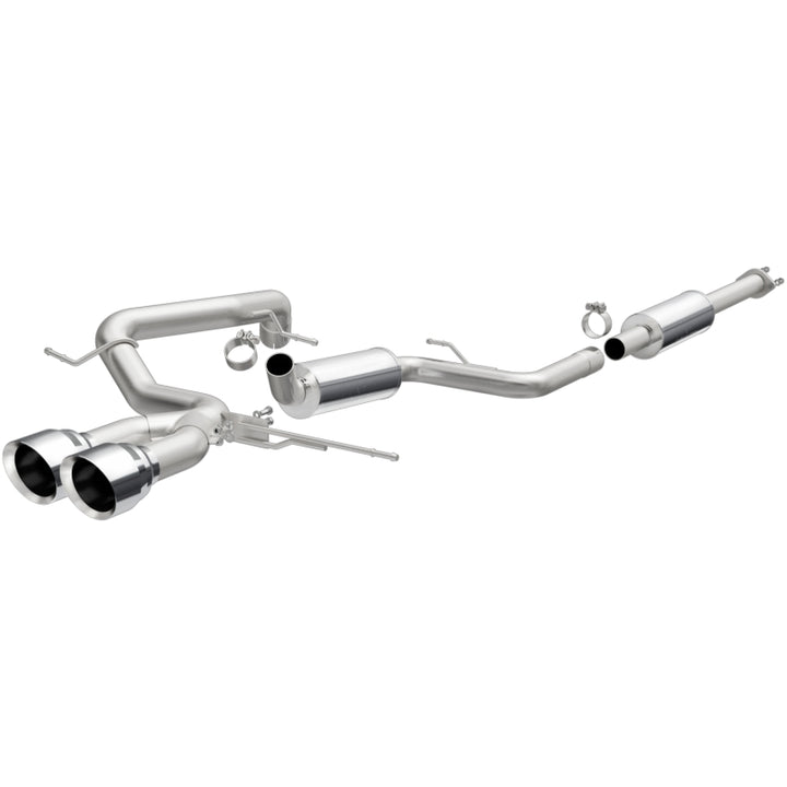 Magnaflow Cat Back Performance Exhaust for 13-18 Ford Focus 2.0L ST Dual Center Rear Exit Stainless - OneFastShop