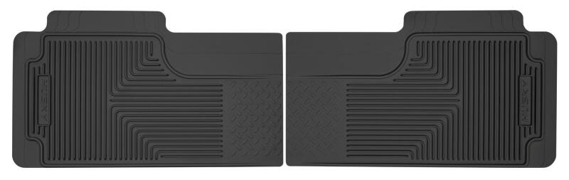 Husky Liners Heavy Duty 2nd Row Floor Mats - Chevy, Buick, Cadillac & Acura SUVs/Vans (1980-2014) - Black