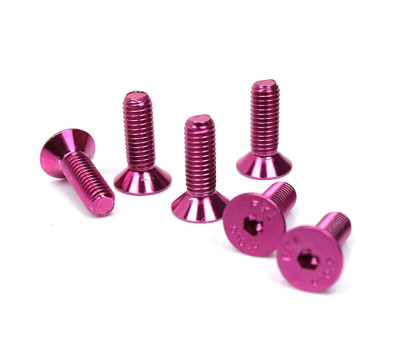 NRG Conical Steering Wheel Screw Kit Upgrade - Universal - Pink