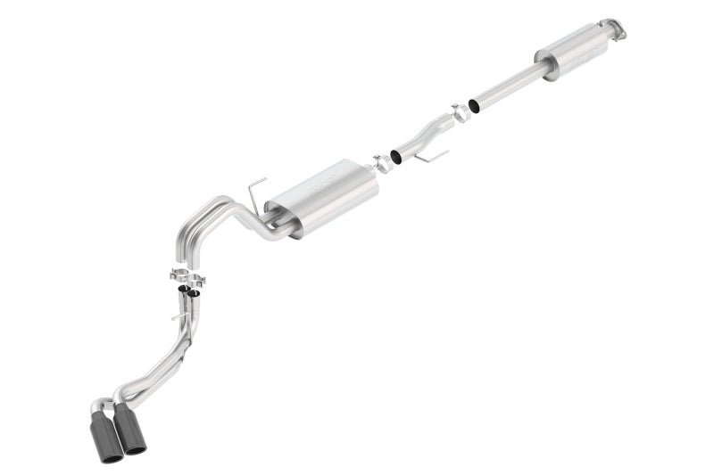 Borla Side-Exit Cat-Back Exhaust Black Chrome - Ford F-150 2.7/3.5L V6 5.0L V8 2015-2020, image 2