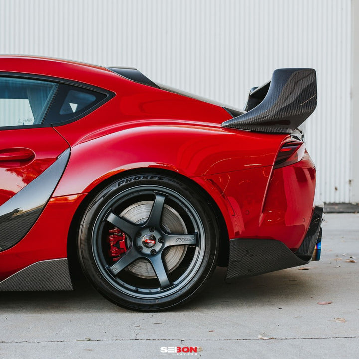 Seibon Carbon Fiber Rear Spoiler for 2020 Toyota Supra TD-Style