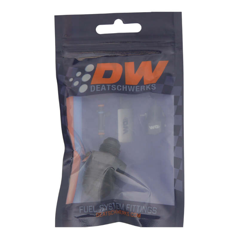 DeatschWerks 10AN Male Flare to 6AN Male Flare Straight Reducer - Anodized Matte Black, image 2