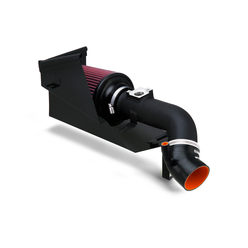 Mishimoto Performance Air Intake with Heat Shield - Wrinkle Black for 06-11 Honda Civic Si - OneFastShop