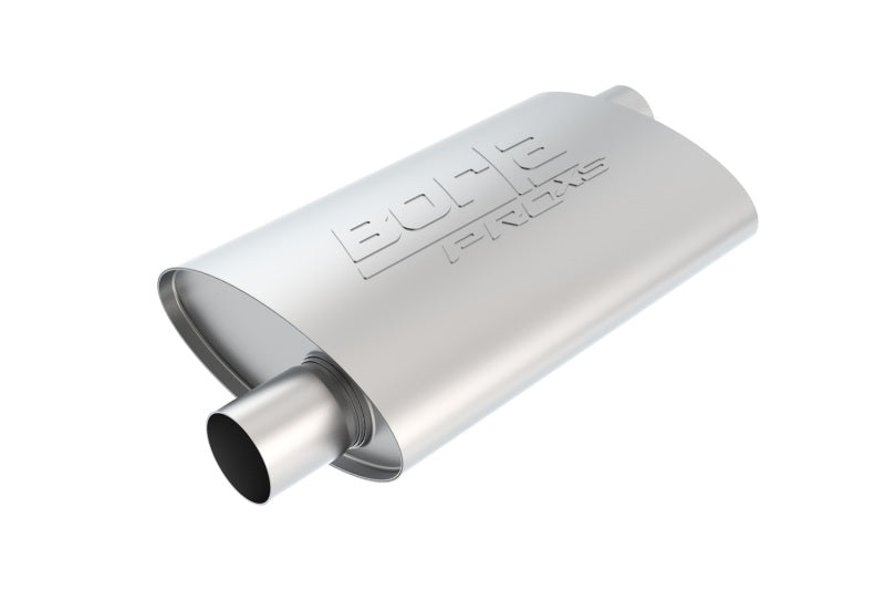 Borla Universal Pro-XS 3in Inlet//Outlet Offset/Offset 14x9 1/2 x 4 Muffler