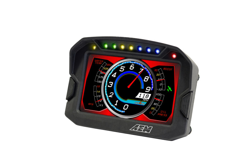 AEM CD-5LG Carbon Logging Digital Dash Display w/ Internal 10Hz GPS & Antenna - OneFastShop