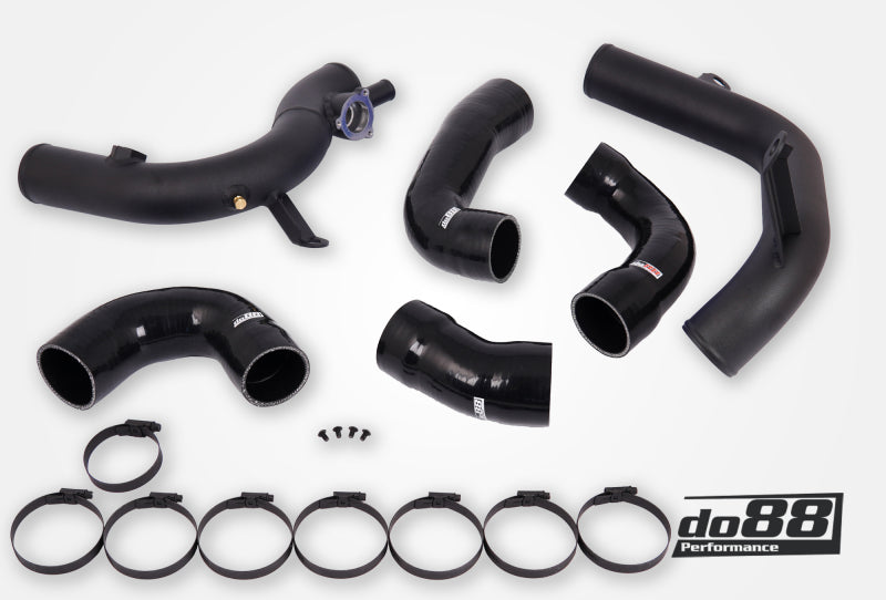 do88 Charge Pipe Kit (OEM IC) - VAG 2.0T EA888 Gen4 300 hp+ 2019-2026 - Black