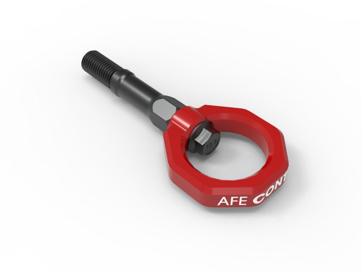 Afe Rear Tow Hook - Red for Chevrolet C8 Corvette 20-24 - OneFastShop