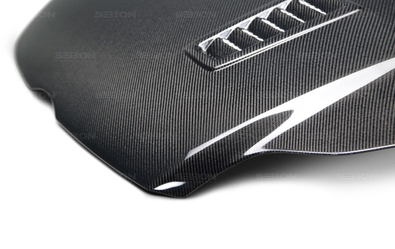 Seibon RS-Style Carbon Fiber Hood for 12-13 Ford Focus - OneFastShop