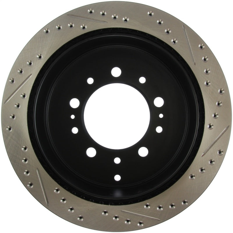 Stoptech Sport Brake Rotor - Slotted & Drilled - Toyota Tundra SR5 - OneFastShop