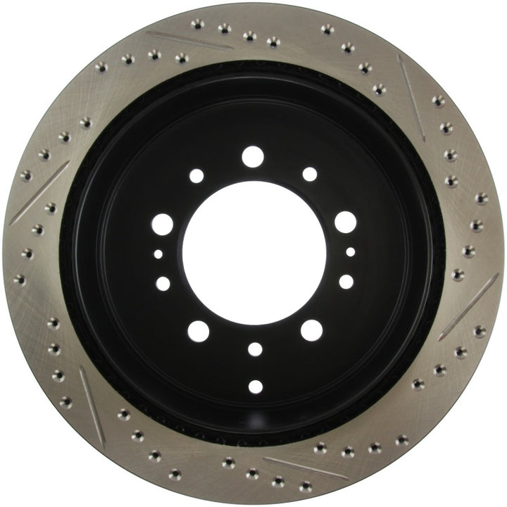 Stoptech Sport Brake Rotor - Slotted & Drilled - Toyota Tundra SR5 - OneFastShop