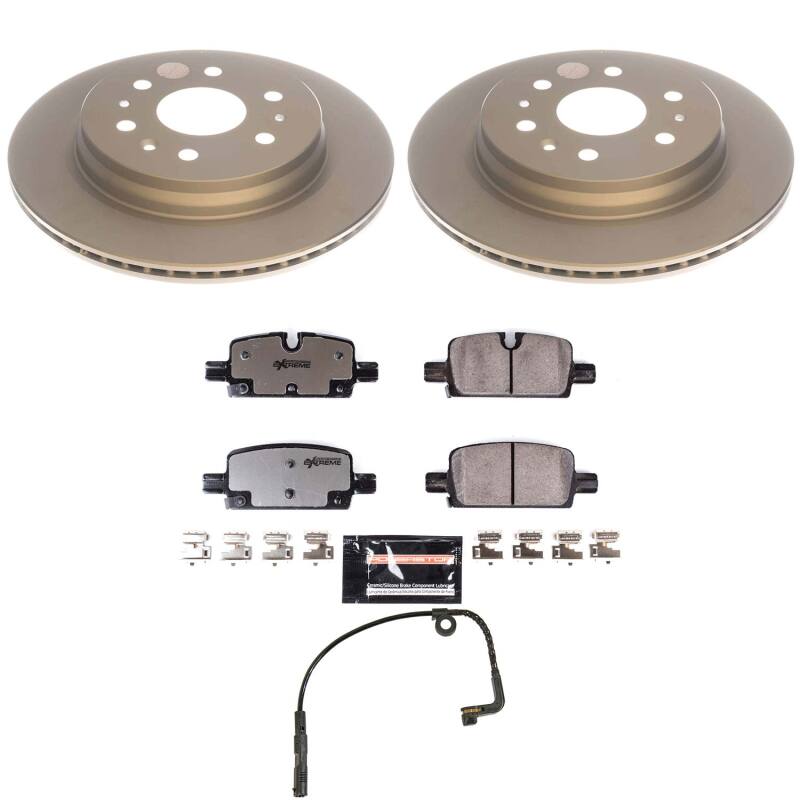 PowerStop Z36 Rear Coated Brake Kit - Chevrolet Silverado 1500 / Tahoe / Cadillac Escalade 2019-2026
