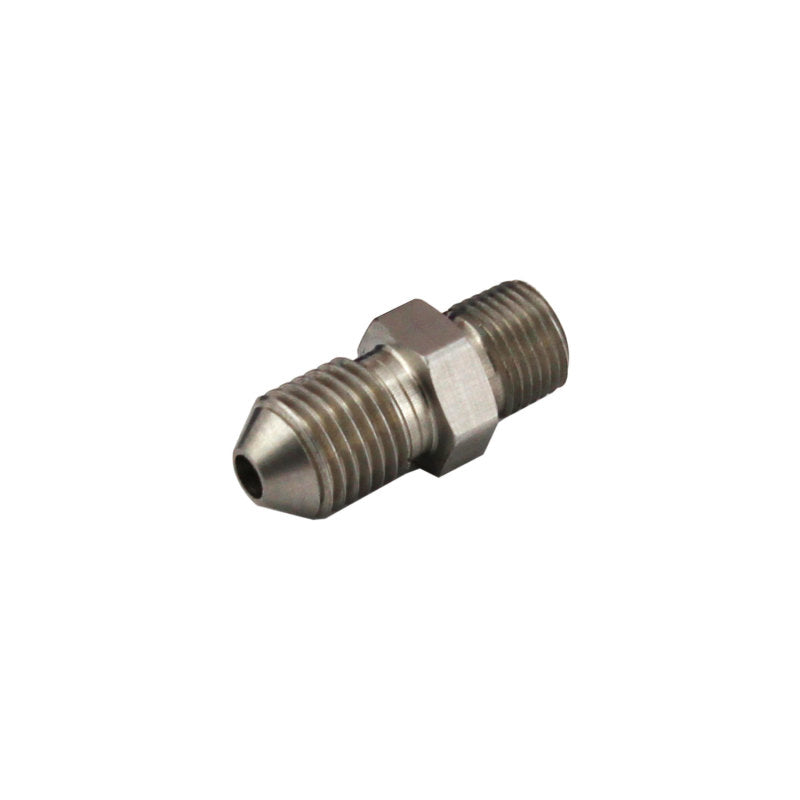 Turbosmart 1/8in NPT to -4AN SS Male Fittings for External Wastegates - OneFastShop