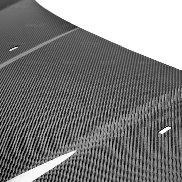 Seibon OE Style Carbon Fiber Hood for 14+ Ford Fiesta - OneFastShop