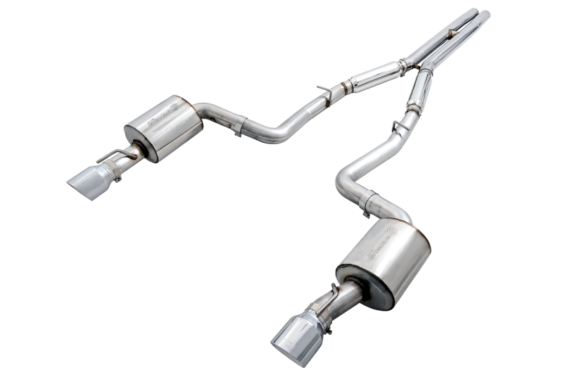 AWE Tuning Touring Edition Exhaust for 2015+ Dodge Charger SC 6.4L/6.2L - Silver Tips - OneFastShop