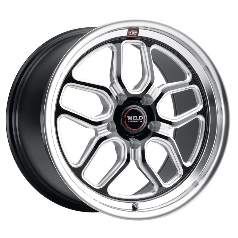 Weld Racing Laguna Drag 18x8 Wheel 5x120 ET15 for Gloss Black Milled Dia 78.1 (BS5.1)