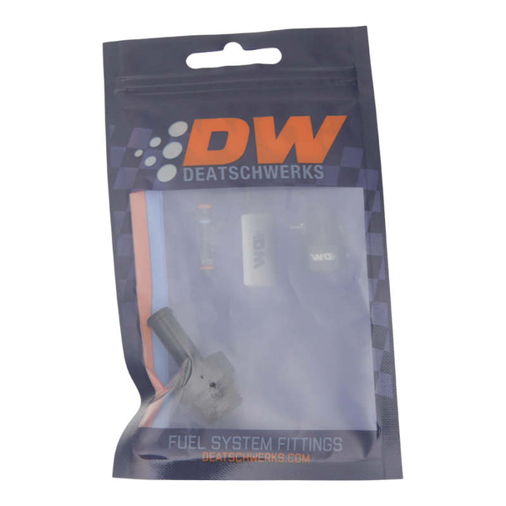 DeatschWerks 6AN ORB Male to 5/16in Male Barb Fitting Anodized Matte Black - OneFastShop