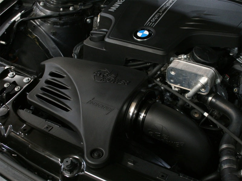 aFe MagnumFORCE Intake Stage-2 Si Pro Dry S Air Intake System BMW 328i (F30) 2012-15 L4 2.0L Turbo N20 - OneFastShop